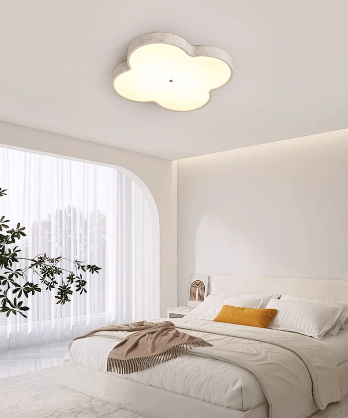 Aethel Cloud Travertine Ceiling Lamp - Vakkerlight