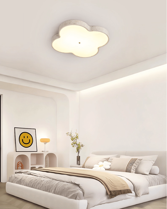 Aethel Cloud Travertine Ceiling Lamp - Vakkerlight
