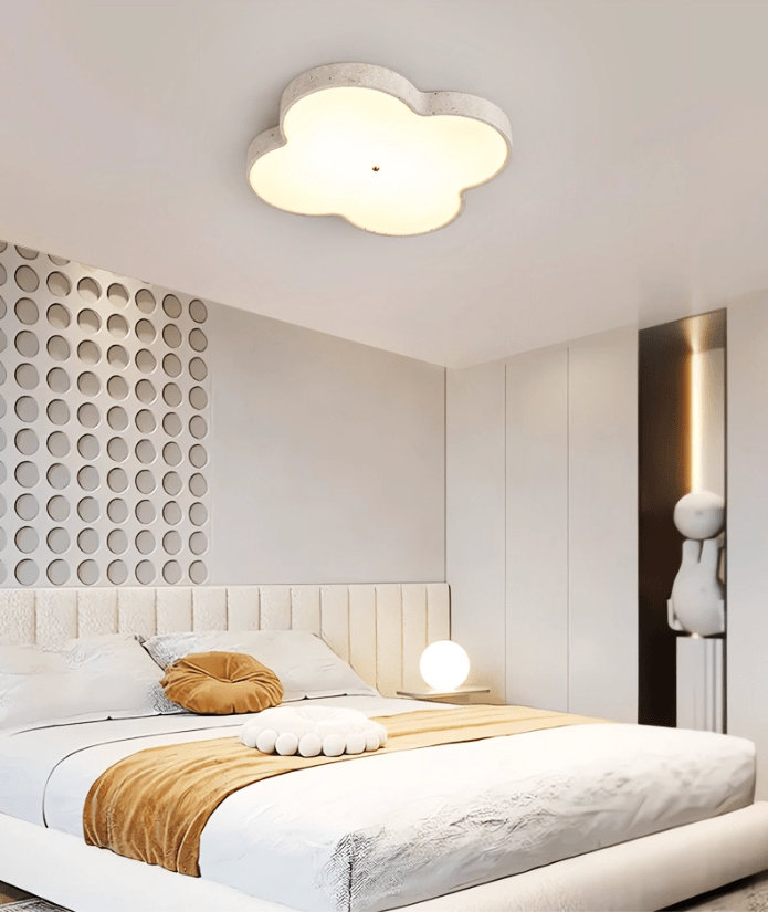 Aethel Cloud Travertine Ceiling Lamp - Vakkerlight