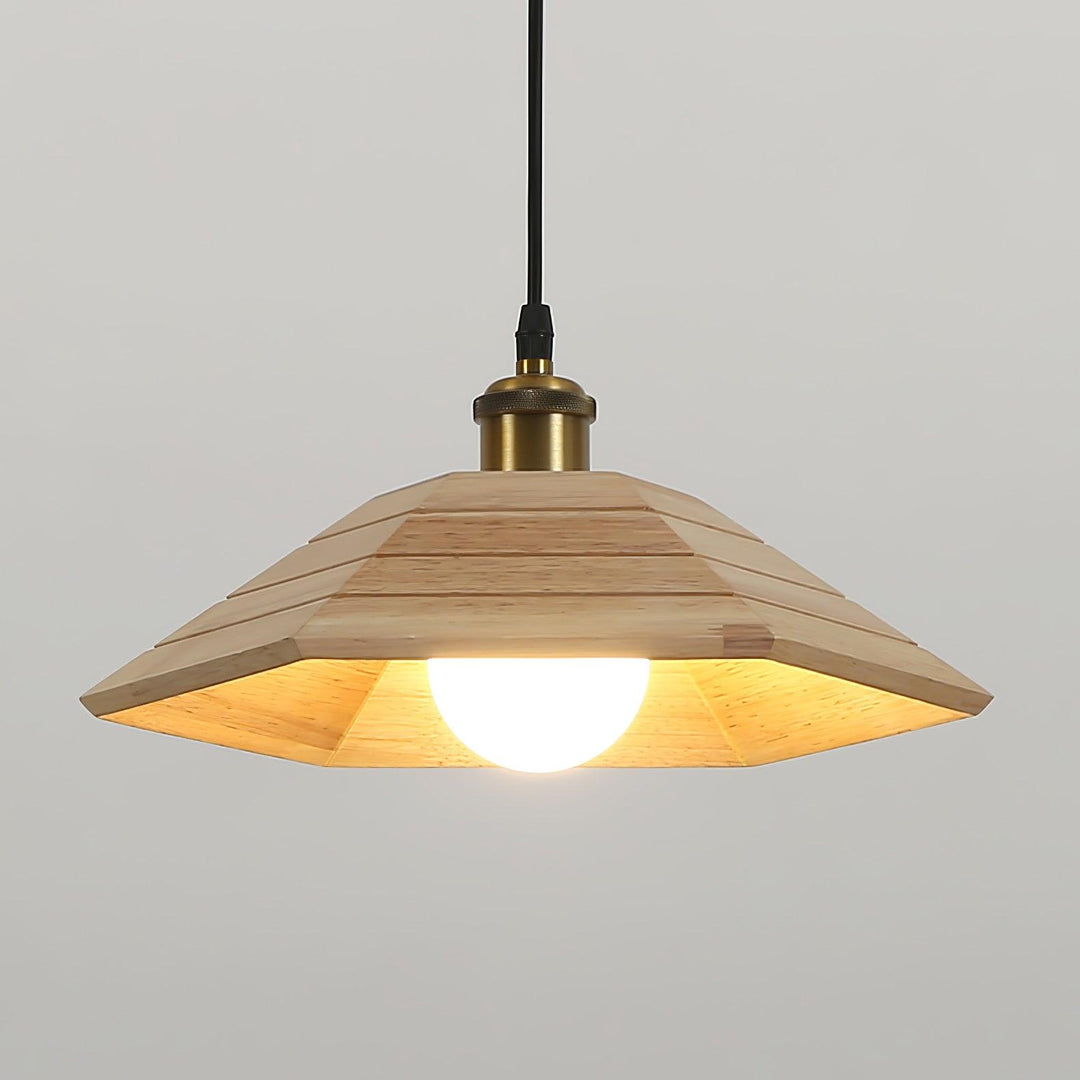 Aeyee Wood Pendant Light - Vakkerlight