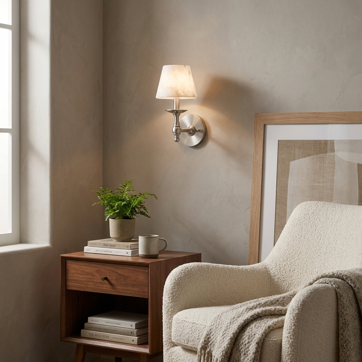 Ainsley Alabaster Wall Sconce