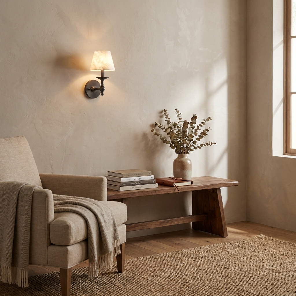 Ainsley Alabaster Wall Sconce