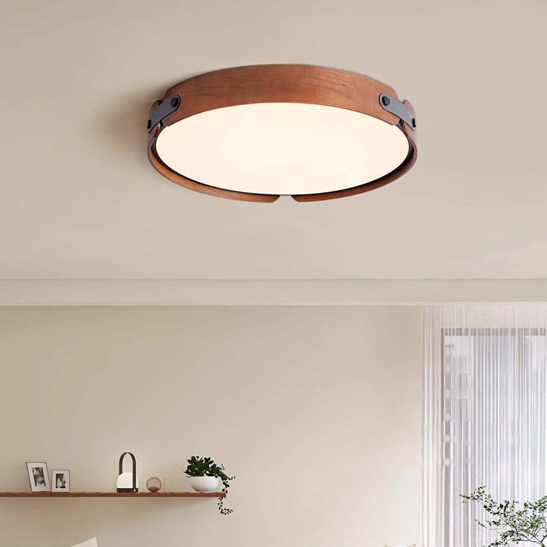 Aiwen houten plafondlamp