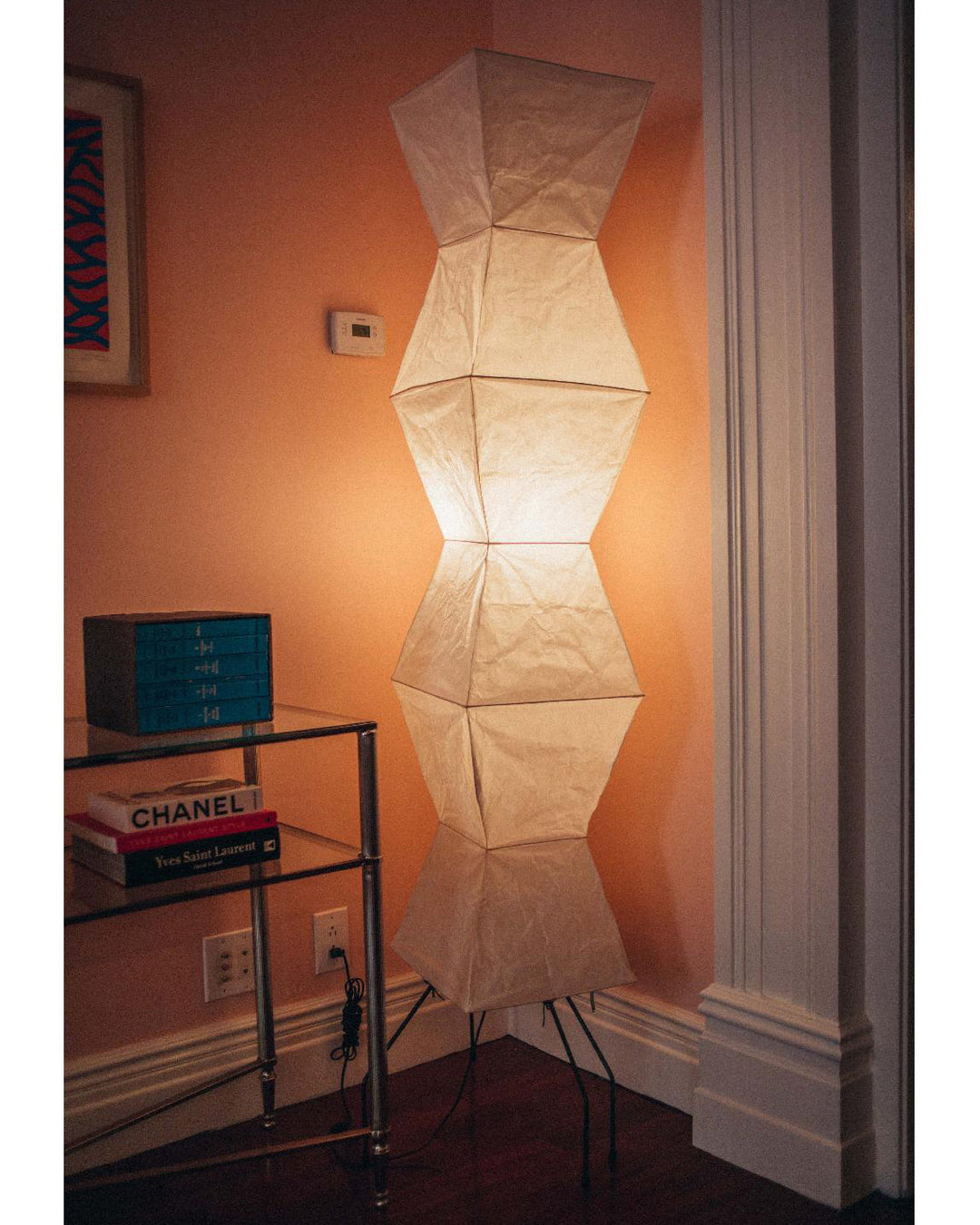 Rijstpapier vloerlamp