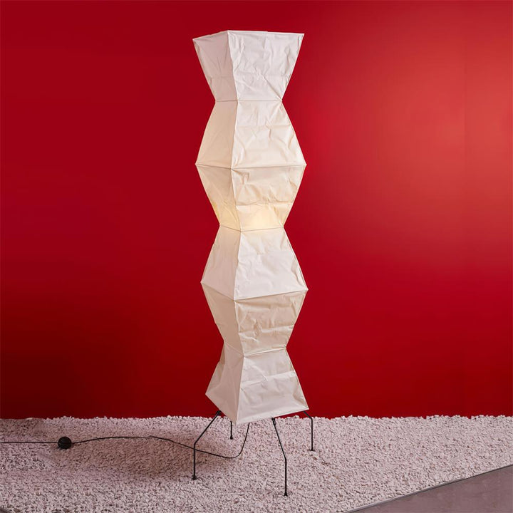 Lampadaire en papier de riz