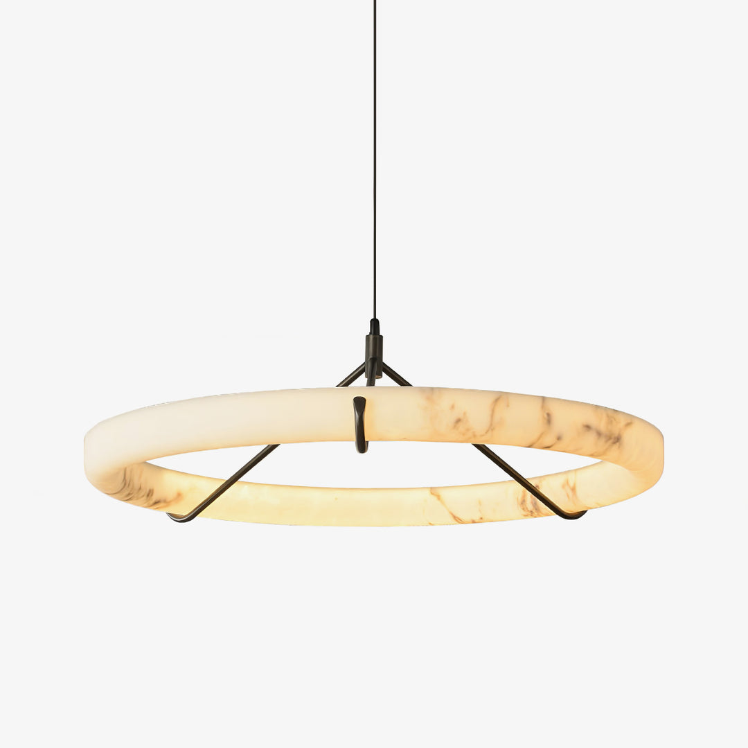 Alabaster Ring Pendant Lamp - Vakkerlight