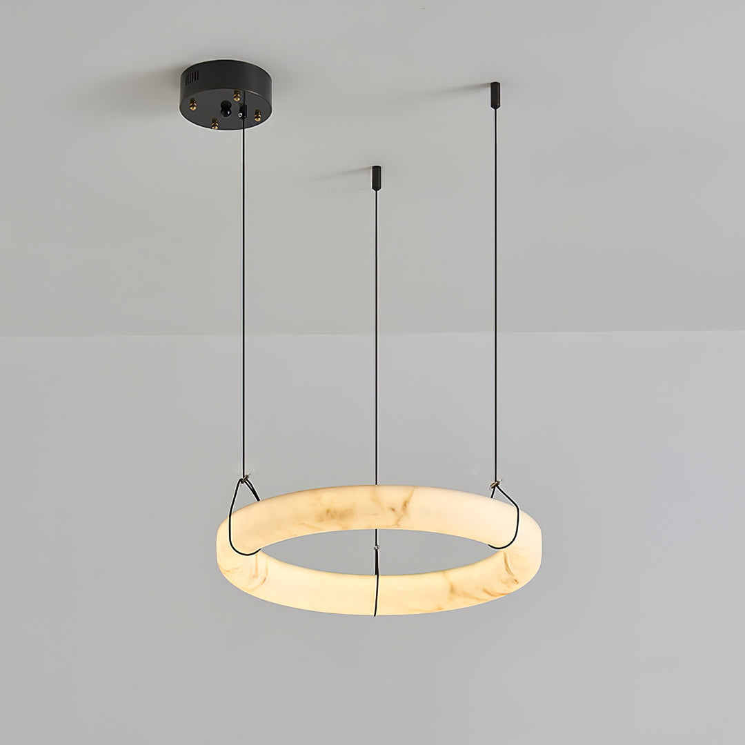 Alabaster Ring Pendant Lamp - Vakkerlight