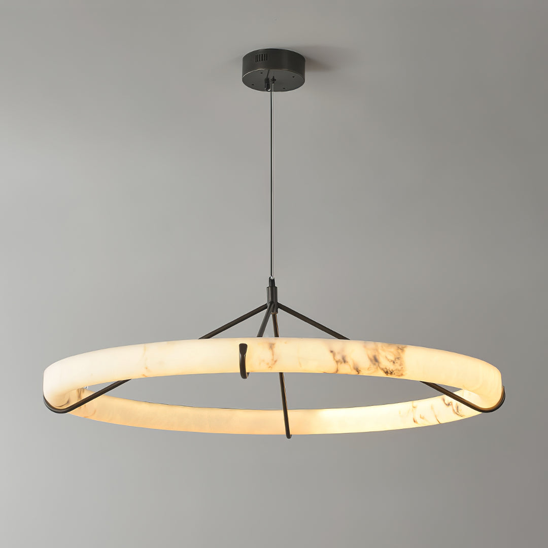 Alabaster Ring Pendant Lamp - Vakkerlight