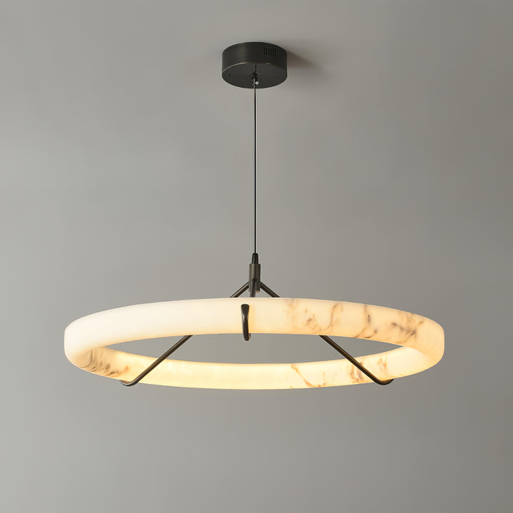 Alabaster Ring Pendant Lamp - Vakkerlight