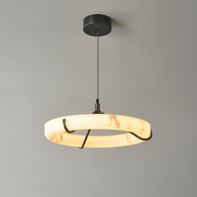 Alabaster Ring Pendant Lamp – Vakkerlight