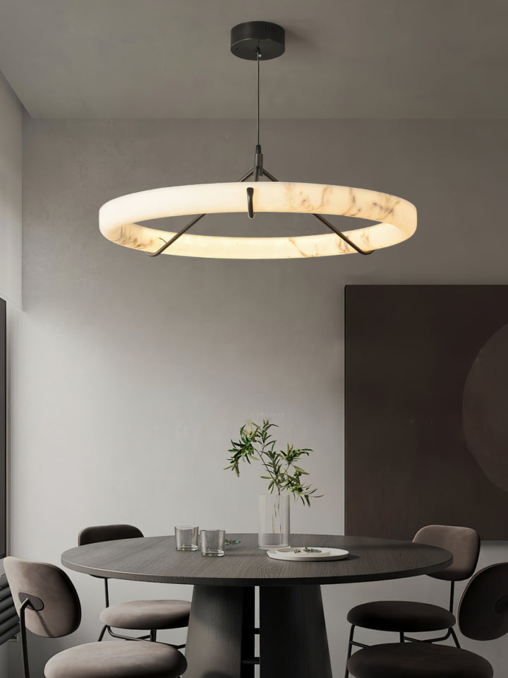Alabaster Ring Pendant Lamp - Vakkerlight