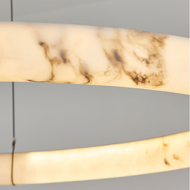 Alabaster Ring Pendant Lamp - Vakkerlight