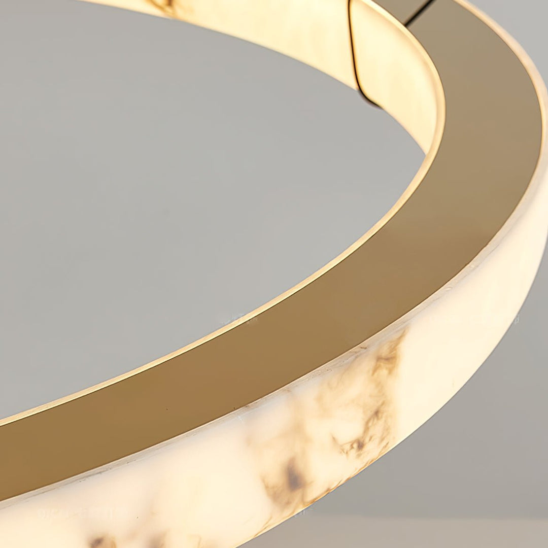Alabaster Ring Pendant Lamp - Vakkerlight