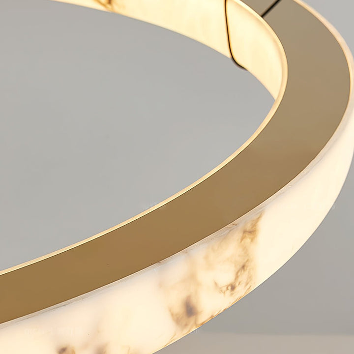 Alabaster Ring Pendant Lamp - Vakkerlight