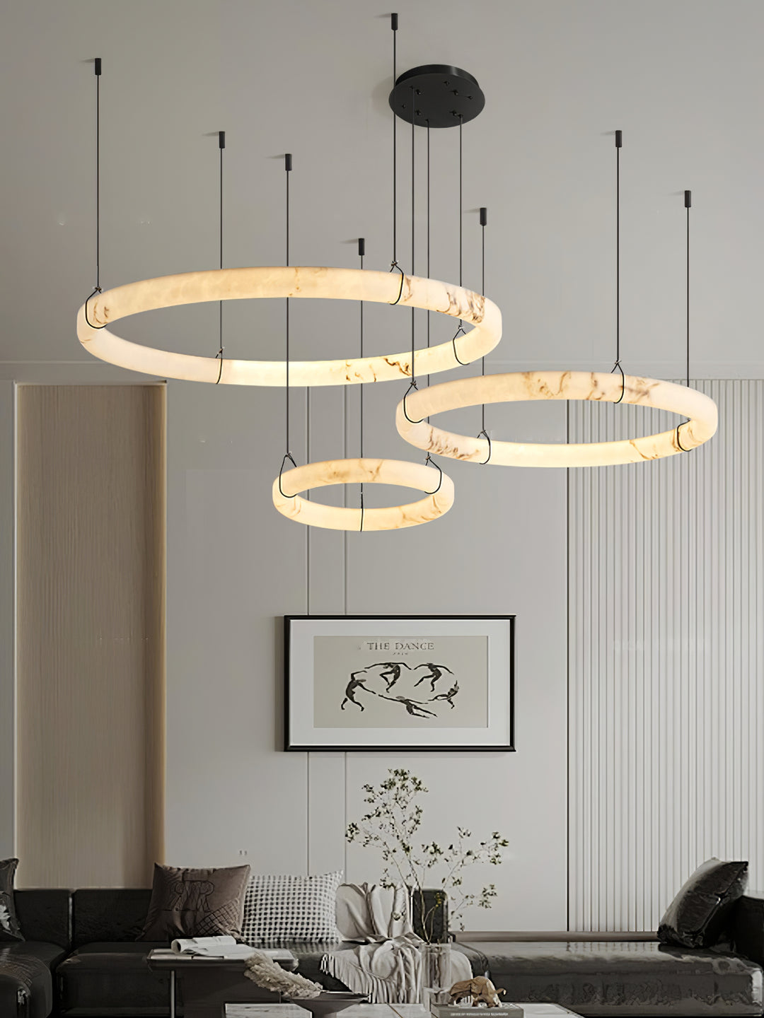 Alabaster Ring Pendant Lamp - Vakkerlight