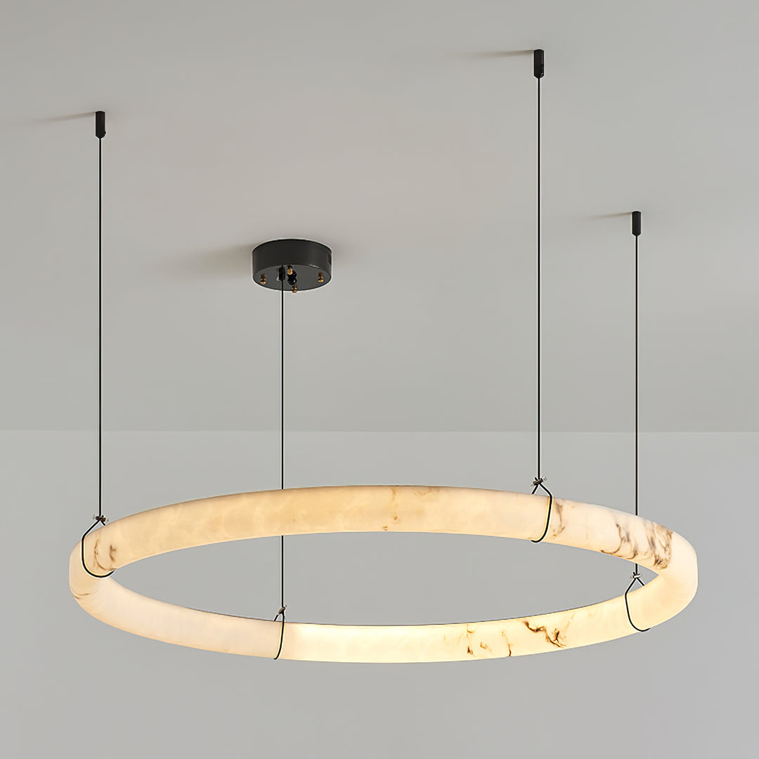 Alabaster Ring Pendant Lamp - Vakkerlight