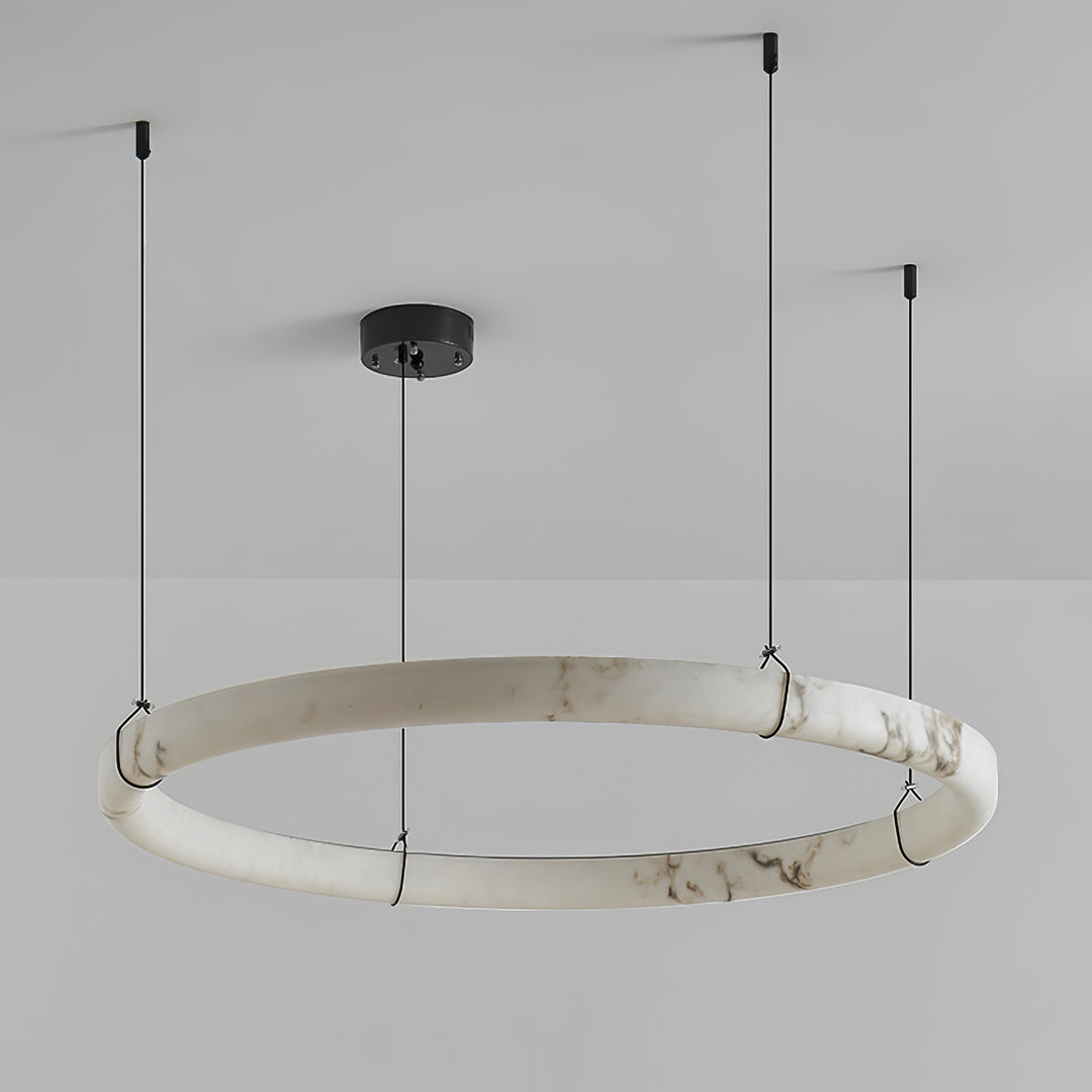Alabaster Ring Pendant Lamp - Vakkerlight