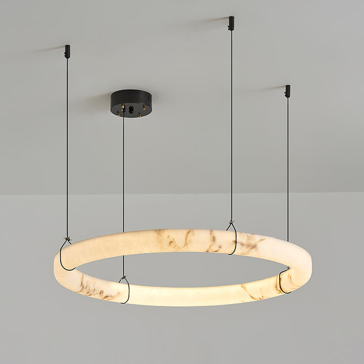 Alabaster Ring Pendant Lamp - Vakkerlight