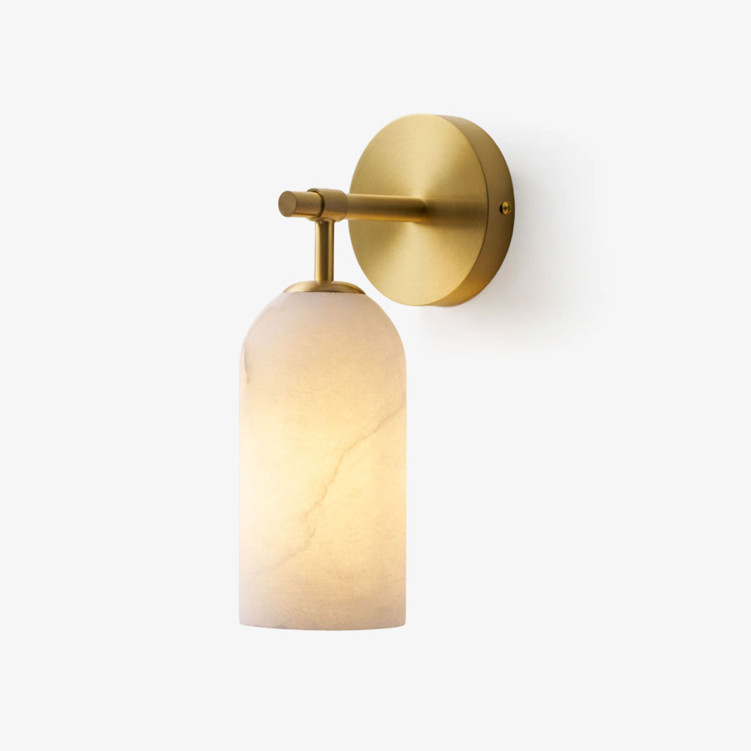Alabaster Pillar Alabaster Wall Sconce - Vakkerlight