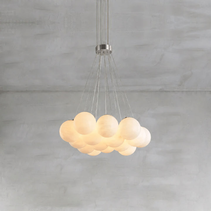 Alabaster Balls Chandelier
