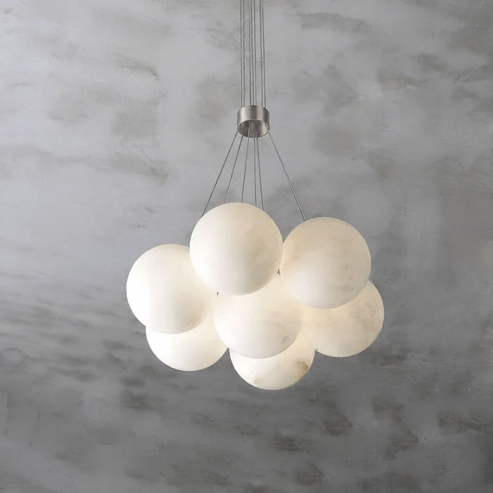 Alabaster Balls Chandelier