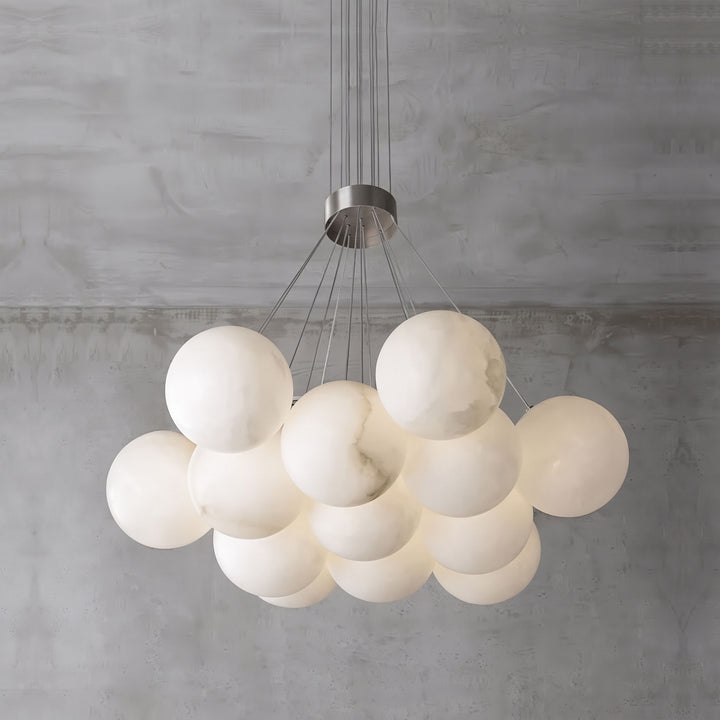 Alabaster Balls Chandelier
