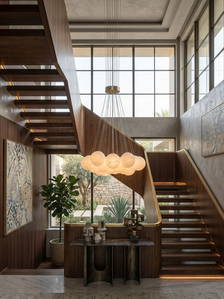 Alabaster Balls Chandelier - Vakkerlight