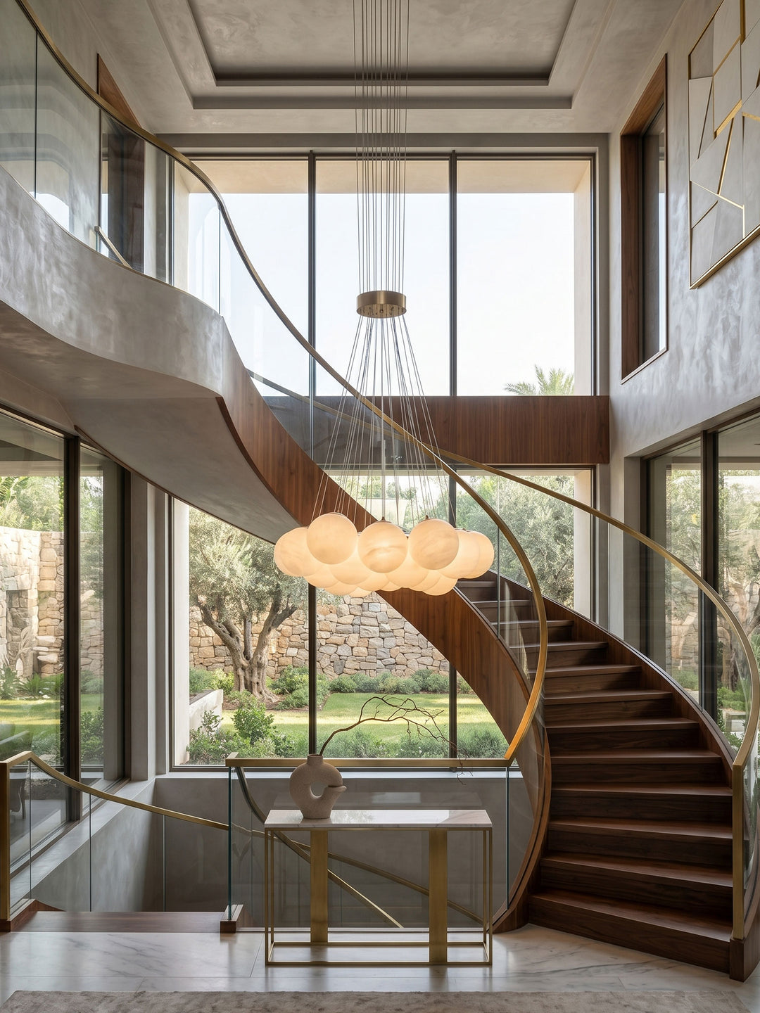 Alabaster Balls Chandelier - Vakkerlight