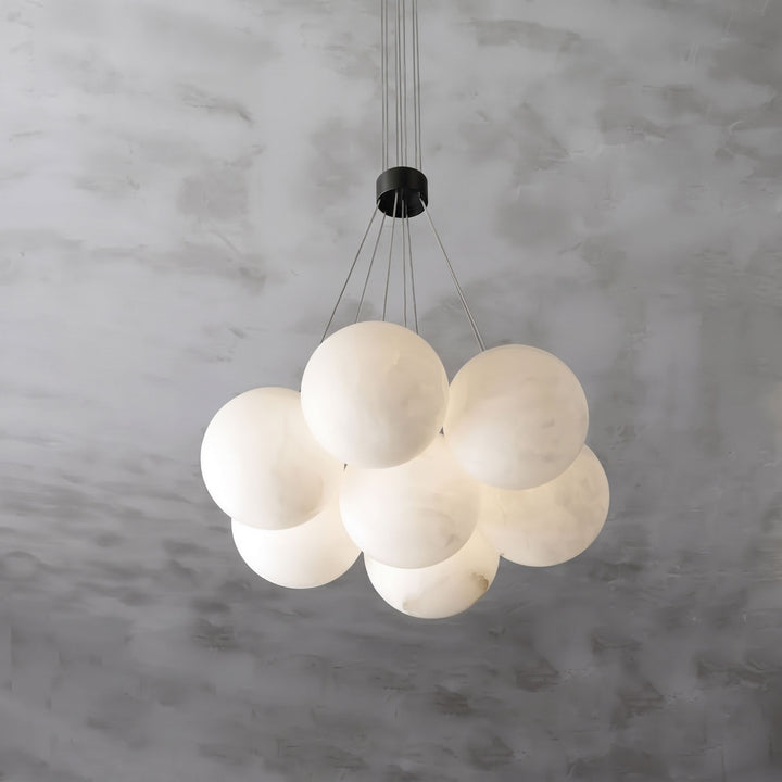 Alabaster Balls Chandelier