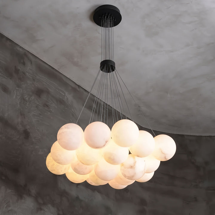 Alabaster Balls Chandelier