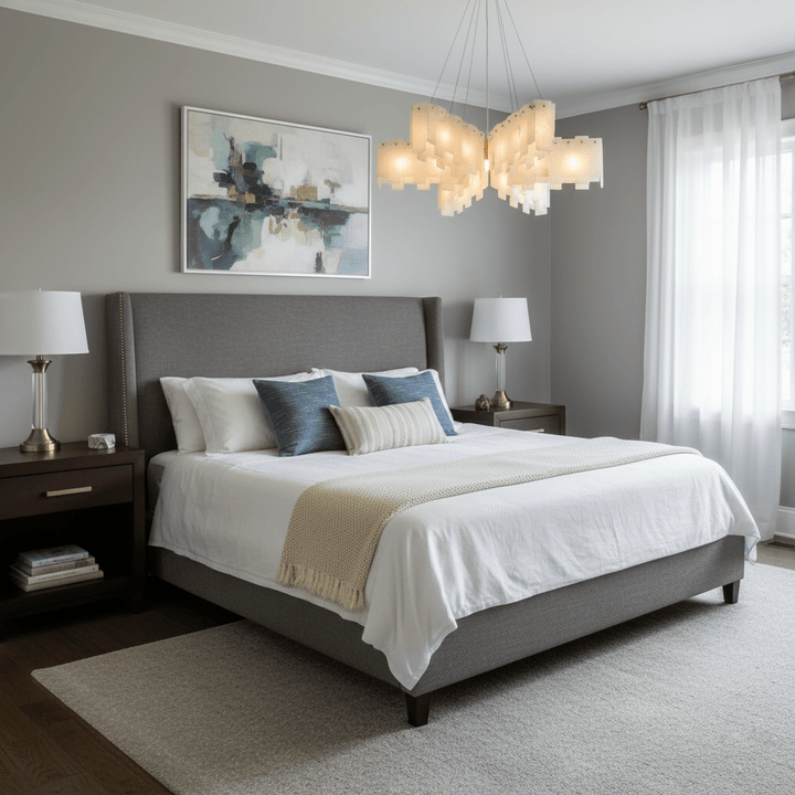 Alabaster Cascade Tiered Chandelier - Vakkerlight