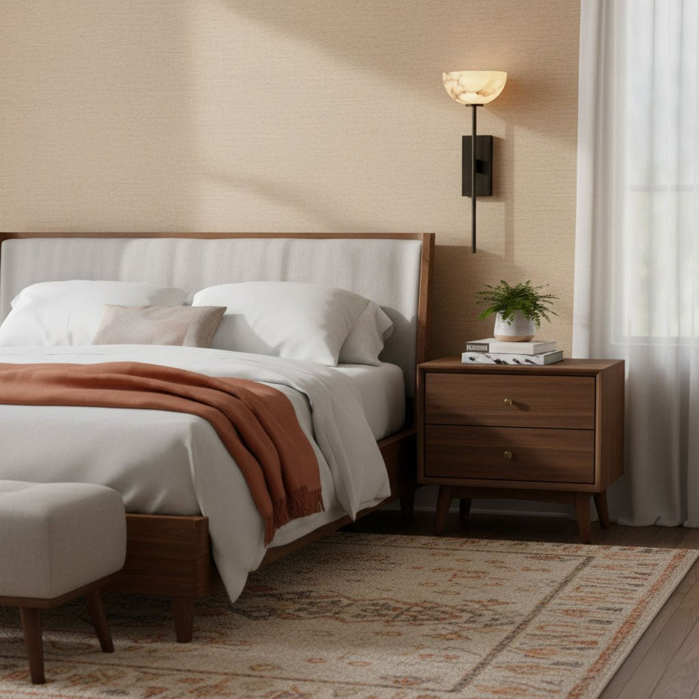 Alabaster Cup Wall Lamp - Vakkerlight