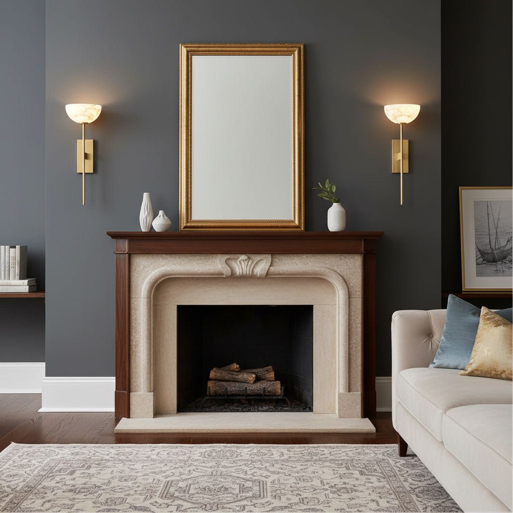 Alabaster Cup Wall Lamp - Vakkerlight