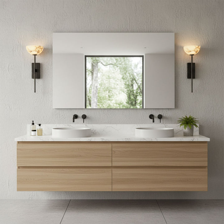 Alabaster Cup Wall Lamp - Vakkerlight