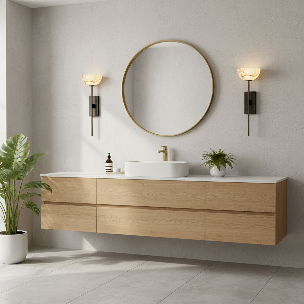 Alabaster Cup Wall Lamp - Vakkerlight