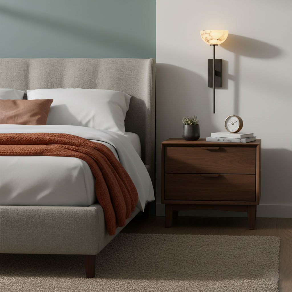 Alabaster Cup Wall Lamp - Vakkerlight