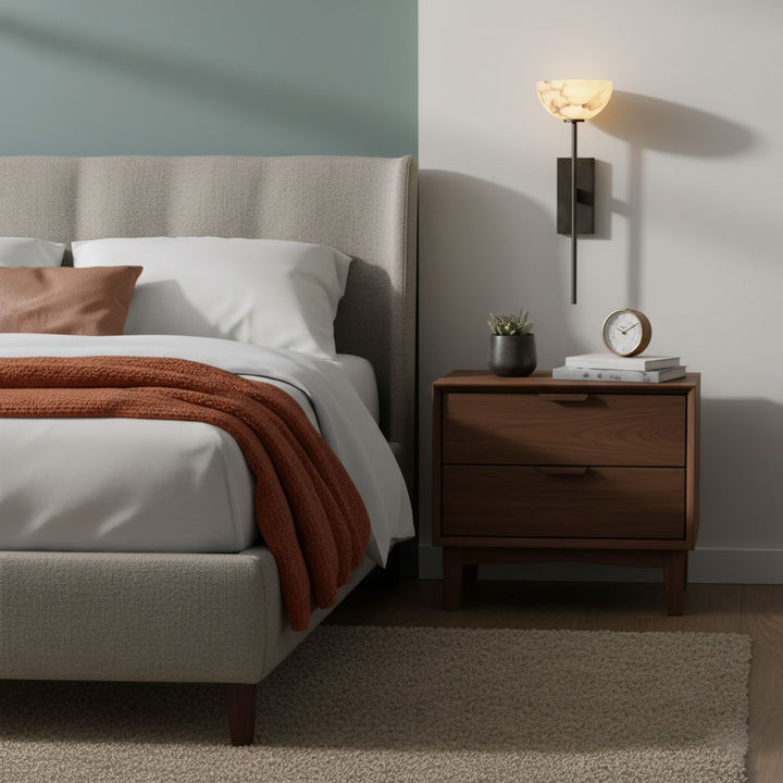 Alabaster Cup Wall Lamp - Vakkerlight