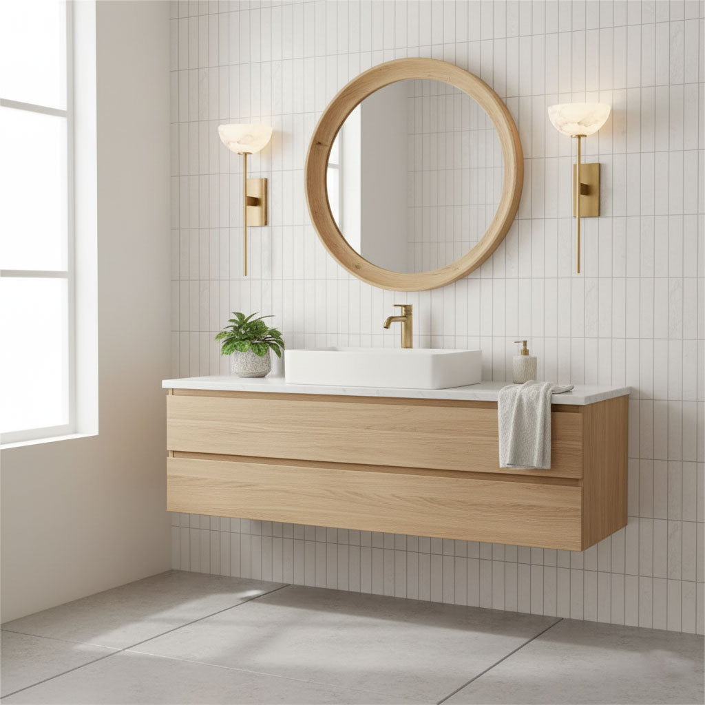 Alabaster Cup Wall Lamp - Vakkerlight