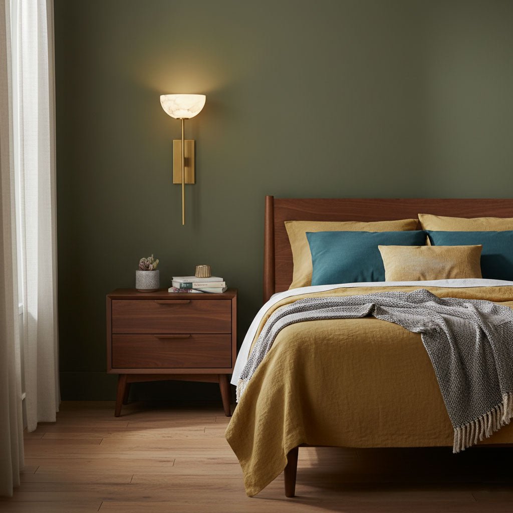 Alabaster Cup Wall Lamp - Vakkerlight