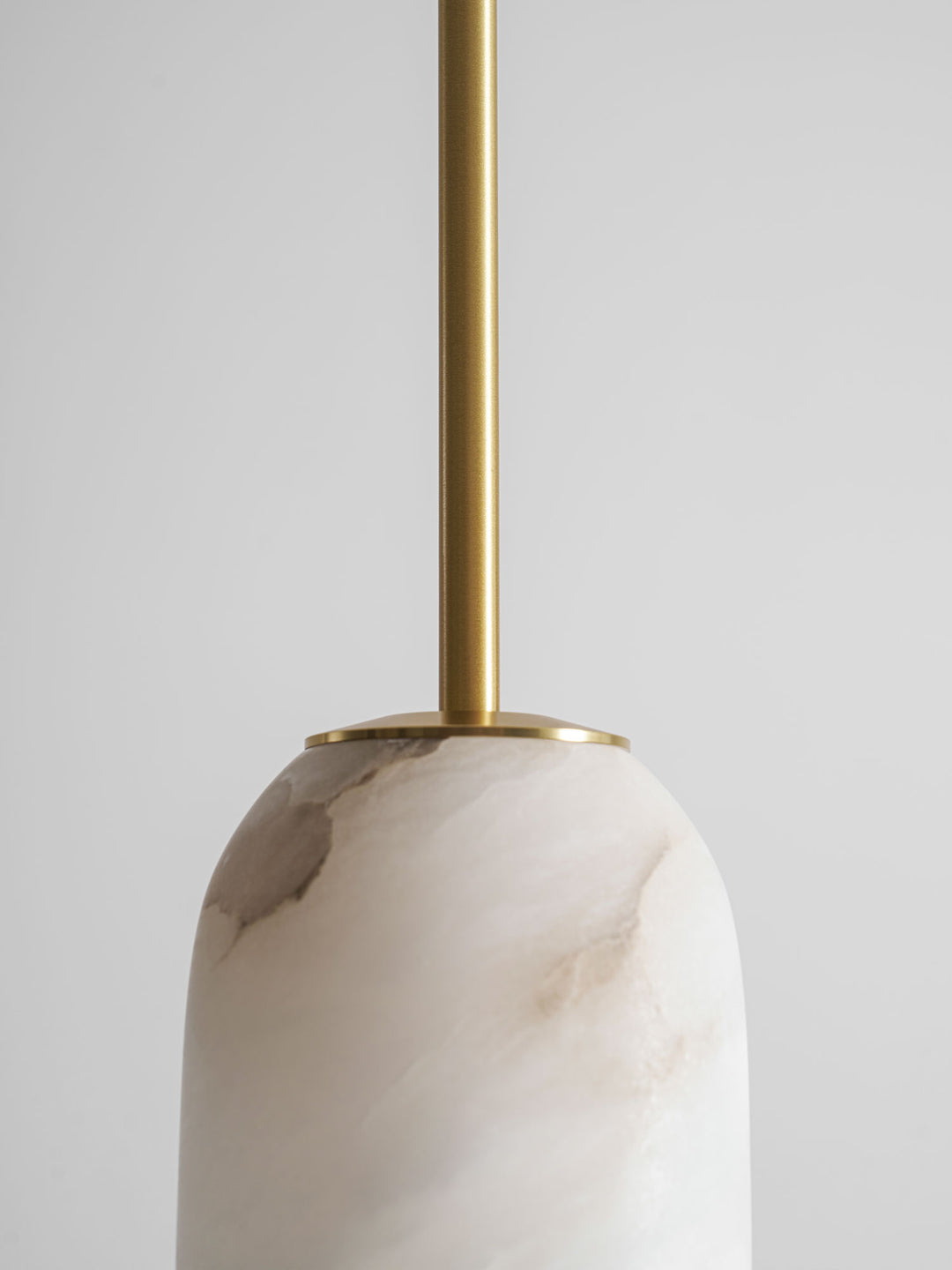 Alabaster Cylinder Pendant Light