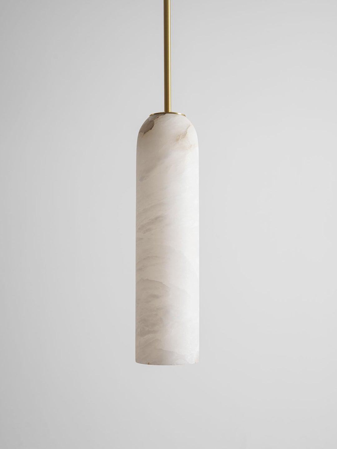 Alabaster Cylinder Pendant Light