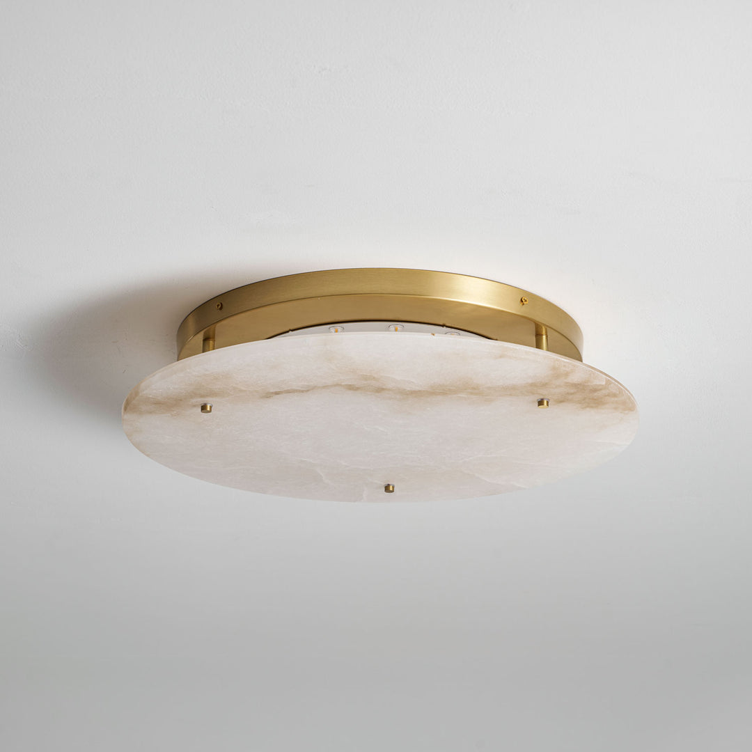 Alabaster Disc Ceiling Lamp