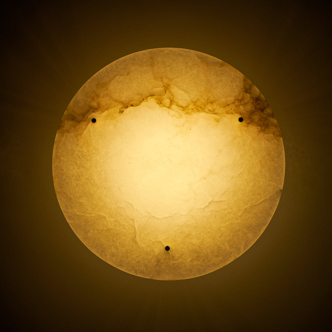 アラバスター ディスク シーリングランプ