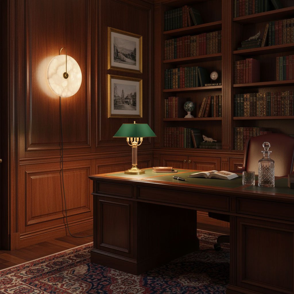 Alabaster LED Plug - In Wall Lamp - Vakkerlight