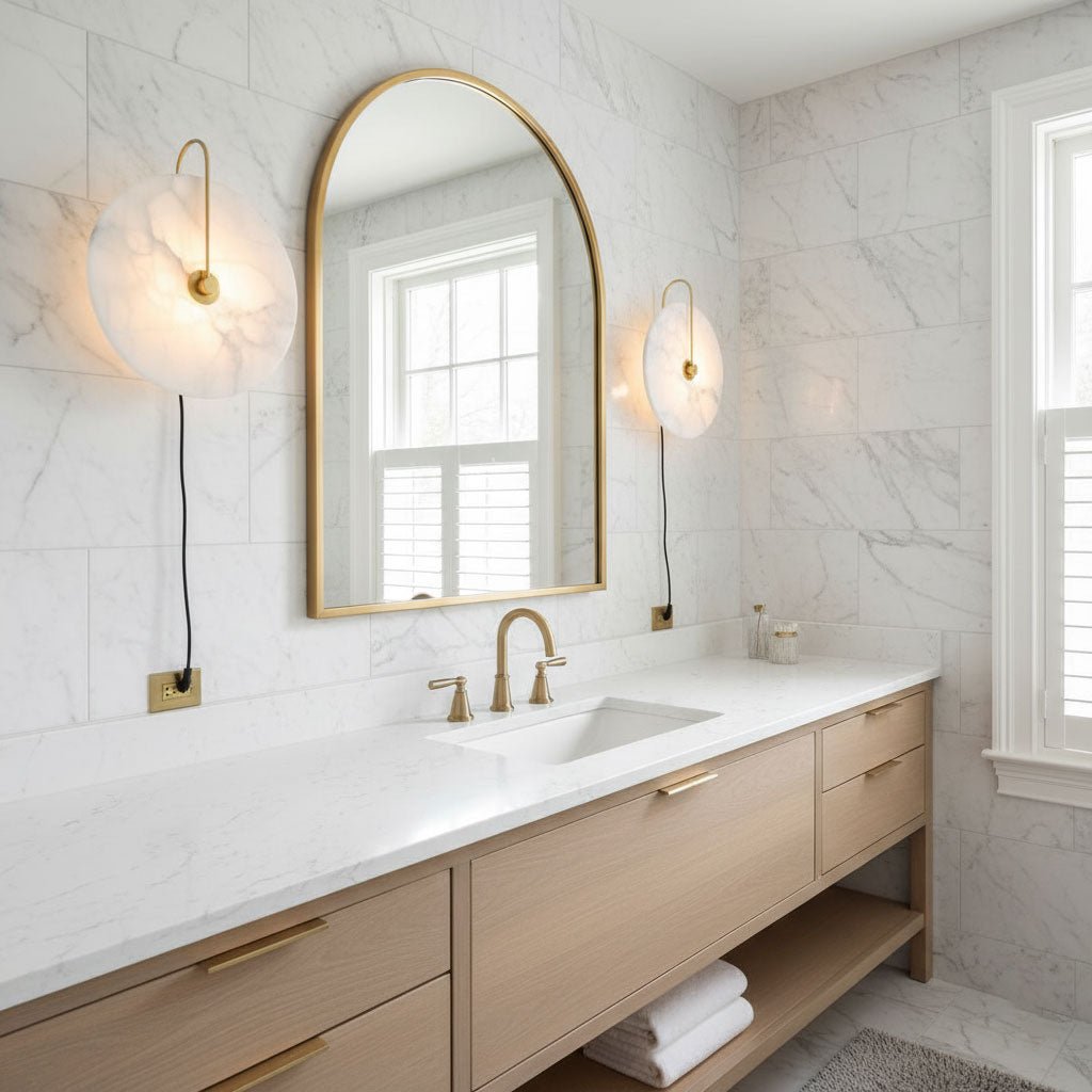 Alabaster LED Plug - In Wall Lamp - Vakkerlight