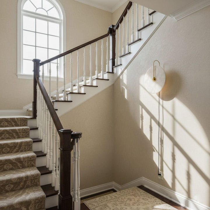 Alabaster LED Plug - In Wall Lamp - Vakkerlight