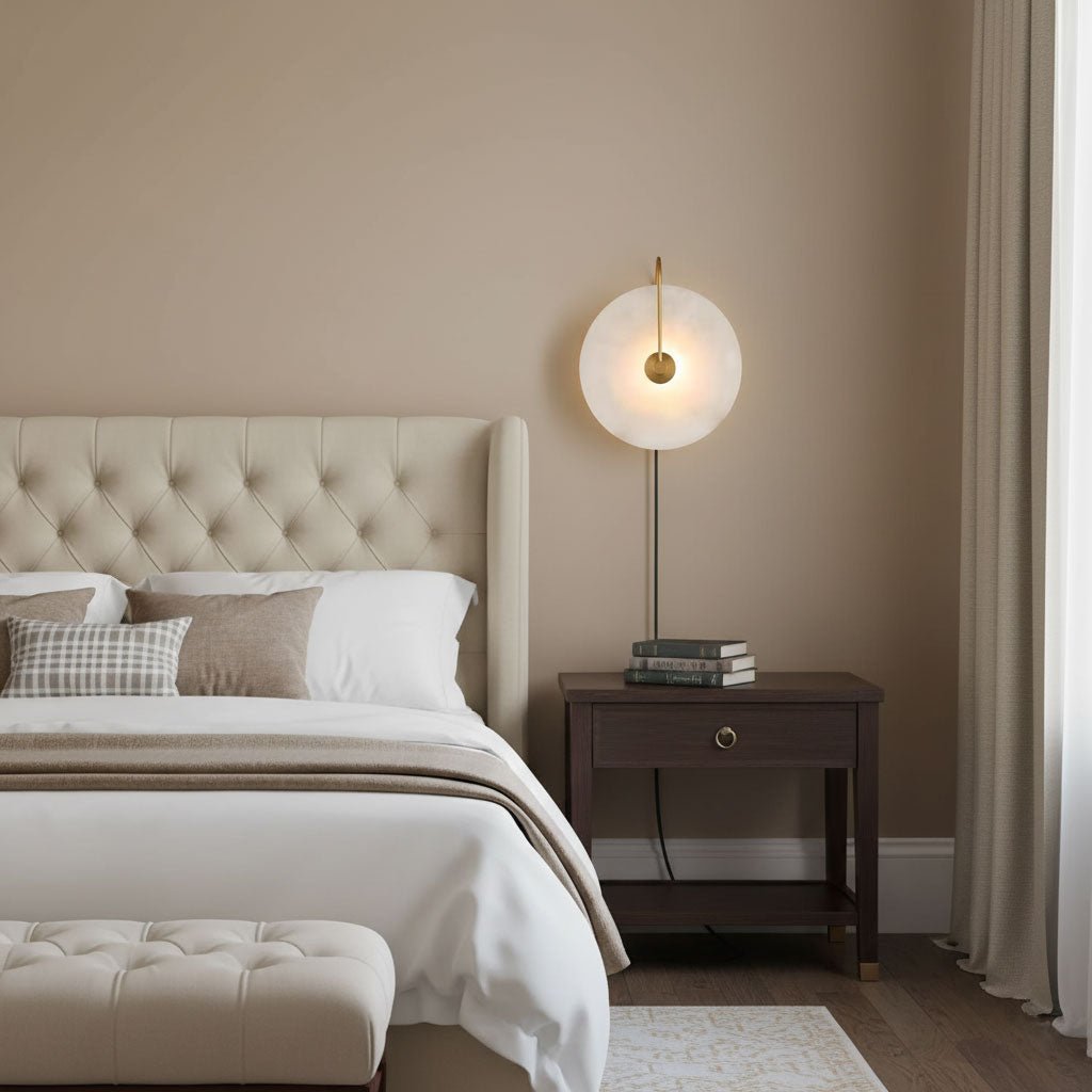 Alabaster LED Plug - In Wall Lamp - Vakkerlight