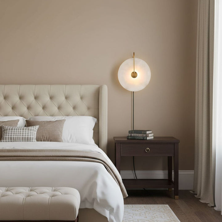 Alabaster LED Plug - In Wall Lamp - Vakkerlight