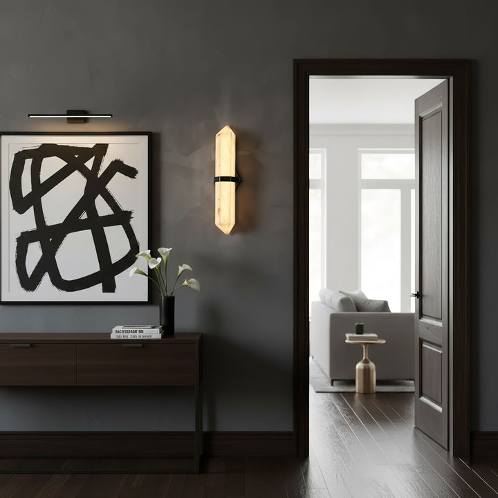 Alabaster Obelisk Wall Sconce - Vakkerlight