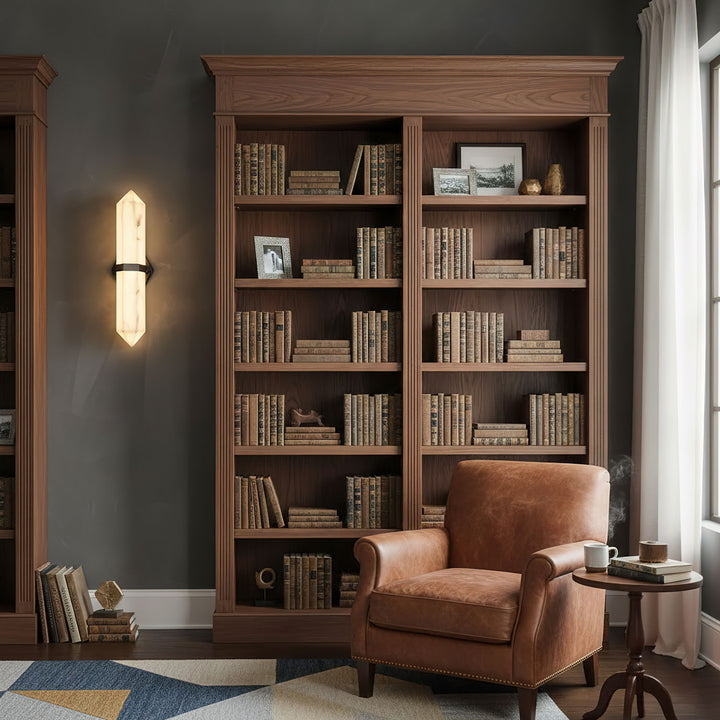 Alabaster Obelisk Wall Sconce - Vakkerlight